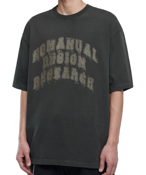 NOMANUAL(NOMANUAL)の「OVERDYED D.A.L T-SHIRT - DEEP KHAKI(Tシャツ/カットソー・メンズ・その他・S/M/L/XL)」の5枚目の写真