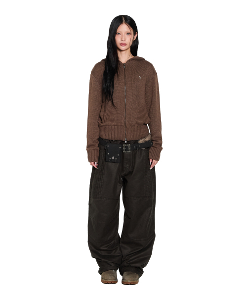 AAKAM（アーカム）の「Knee Panel Washed Leather Pants (Black)（その他パンツ・レディース・その他・2/1）」の14枚目の写真