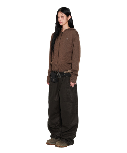AAKAM（アーカム）の「Knee Panel Washed Leather Pants (Black)（その他パンツ・レディース・その他・2/1）」の15枚目の写真