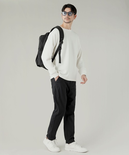 LIL VENDARS(リルヴェンダース)の「Buyer's Select/【接触冷感/吸水速乾/ストレッチ】 カルゼレギンスイージーパンツ(その他パンツ・メンズ・カーキ/チャコール/ブラック/ネイビー/ベージュ・L/LL/M)」の10枚目の写真