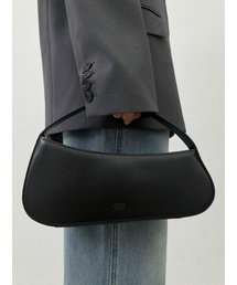 SIGNATURE LEATHER PEBBLE HANDBAG(B-2442)