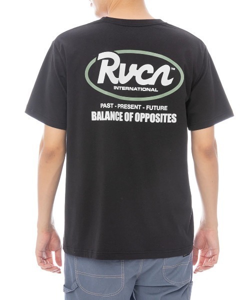 RVCA(ルーカ)の「【RVCA/ルーカ】 RANCH SCRIPT SS/バックプリント オーバルロゴ 半袖Tシャツ(Tシャツ/カットソー・レディース・ブラック/ホワイト・LARGE/SMALL)」の5枚目の写真