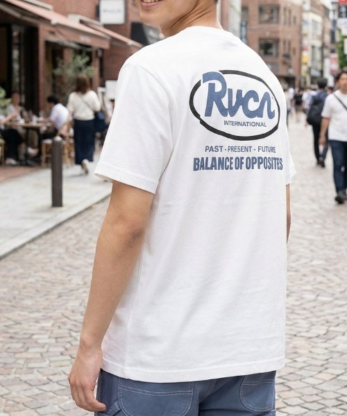 RVCA(ルーカ)の「【RVCA/ルーカ】 RANCH SCRIPT SS/バックプリント オーバルロゴ 半袖Tシャツ(Tシャツ/カットソー・レディース・ブラック/ホワイト・LARGE/SMALL)」の12枚目の写真
