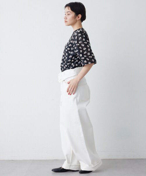 THE PAUSE（ザ ポーズ）の「【THE PAUSE】フラワージャガードブラウス（シャツ/ブラウス・レディース・ブラック/イエロー・FREE）」の6枚目の写真