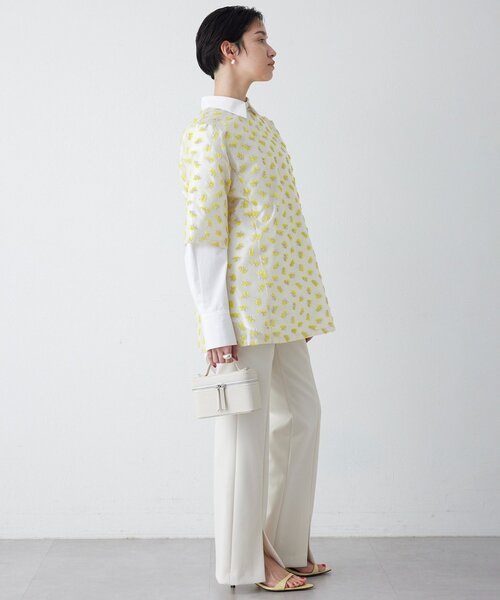 THE PAUSE（ザ ポーズ）の「【THE PAUSE】フラワージャガードブラウス（シャツ/ブラウス・レディース・ブラック/イエロー・FREE）」の20枚目の写真