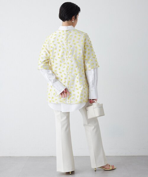 THE PAUSE（ザ ポーズ）の「【THE PAUSE】フラワージャガードブラウス（シャツ/ブラウス・レディース・ブラック/イエロー・FREE）」の17枚目の写真