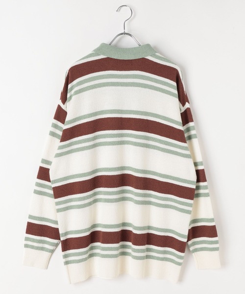 PBLIM（ページボーイリム）の「《UNISEX》プレッピーラガーニット（ニット/セーター・レディース・ブルー/グリーン・FREE）」の22枚目の写真