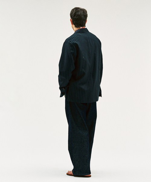 417 EDIFICE（フォーワンセブンエディフィス）の「【MOONLIGHT CLOTHING】YUP Wジャケット（テーラードジャケット・メンズ・ネイビー/ダークブルー/ブラウン・40/38/42）」の17枚目の写真