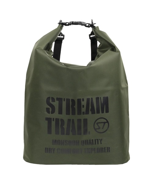 STREAM TRAIL(ストリームトレイル)の「DRY FLAT ドライ フラット(バックパック/リュック・メンズ・イエロー/オリーブドラブ・FREE)」の2枚目の写真