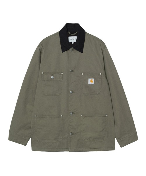 Carhartt WIP(カーハートダブリューアイピー)の「【Carhartt WIP】OG CHORE COAT I036488(その他アウター・メンズ・ブラック/グリーン・M/L)」の2枚目の写真