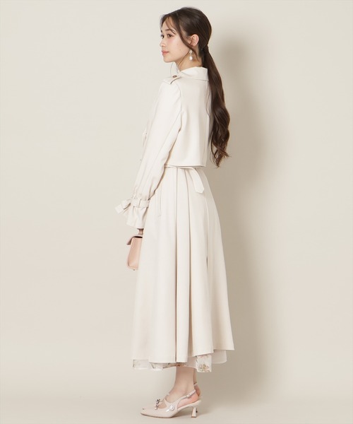 WILLSELECTION（ウィルセレクション）の「リボンスリーブ3WAYトレンチコート（トレンチコート・レディース・オフホワイト/ベージュ/アイボリー・FREE）」の15枚目の写真