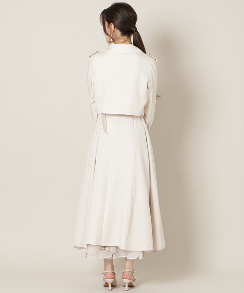 WILLSELECTION（ウィルセレクション）の「リボンスリーブ3WAYトレンチコート（トレンチコート・レディース・オフホワイト/ベージュ/アイボリー・FREE）」の16枚目の写真