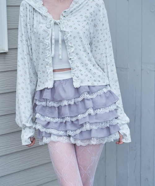 Lovilyn(ラヴィリン)の「スウィートドットフリルショートパンツ(その他パンツ・レディース・ホワイト/ライトグレー/ブラック・SMALL/MEDIUM)」の17枚目の写真