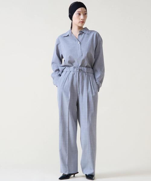 Tiara(ティアラ)の「スキッパーシャツ(シャツ/ブラウス・レディース・グレー/ピンク/ネイビー・FREE)」の7枚目の写真