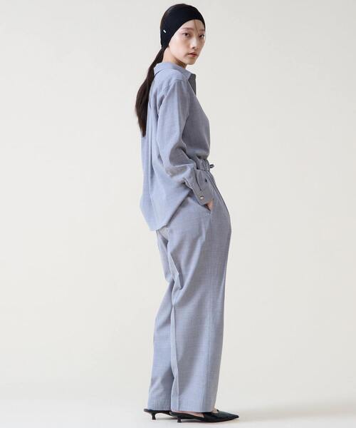 Tiara(ティアラ)の「スキッパーシャツ(シャツ/ブラウス・レディース・グレー/ピンク/ネイビー・FREE)」の9枚目の写真