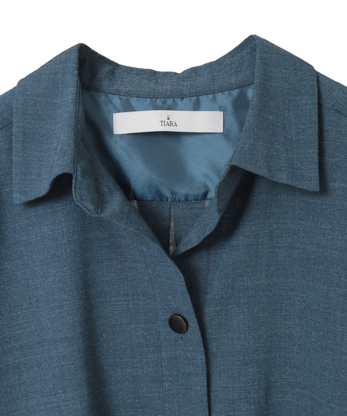 Tiara(ティアラ)の「スキッパーシャツ(シャツ/ブラウス・レディース・グレー/ピンク/ネイビー・FREE)」の13枚目の写真