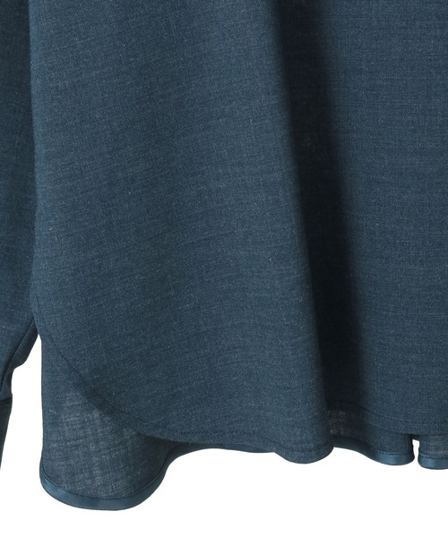 Tiara(ティアラ)の「スキッパーシャツ(シャツ/ブラウス・レディース・グレー/ピンク/ネイビー・FREE)」の15枚目の写真