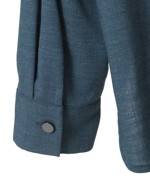 Tiara(ティアラ)の「スキッパーシャツ(シャツ/ブラウス・レディース・グレー/ピンク/ネイビー・FREE)」の17枚目の写真