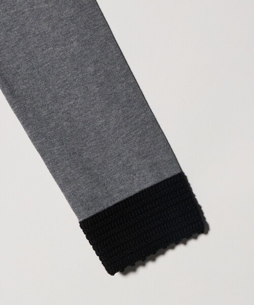 UNITED ARROWS（ユナイテッドアローズ）の「クロシェ ポロニット ‐ウォッシャブル‐（ニット/セーター・レディース・グレー系/オフホワイト/ブラック・FREE）」の14枚目の写真