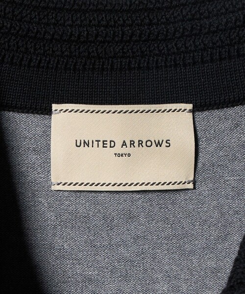 UNITED ARROWS（ユナイテッドアローズ）の「クロシェ ポロニット ‐ウォッシャブル‐（ニット/セーター・レディース・グレー系/オフホワイト/ブラック・FREE）」の10枚目の写真