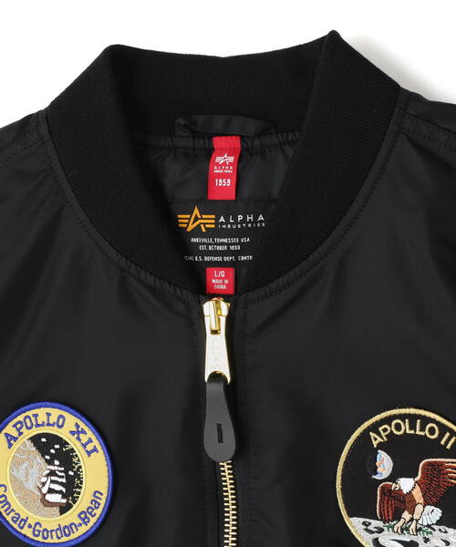 Alpha Industries（アルファインダストリーズ）の「Alpha Industries/アルファ インダストリーズ/L‐2B APOLLO GEN II FLIGHT JACKET/エルツービー ジェンツーフライトジャケット（ブルゾン・メンズ・ブラック・2XL/L/M）」の3枚目の写真