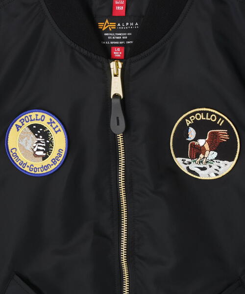 Alpha Industries（アルファインダストリーズ）の「Alpha Industries/アルファ インダストリーズ/L‐2B APOLLO GEN II FLIGHT JACKET/エルツービー ジェンツーフライトジャケット（ブルゾン・メンズ・ブラック・2XL/L/M）」の4枚目の写真