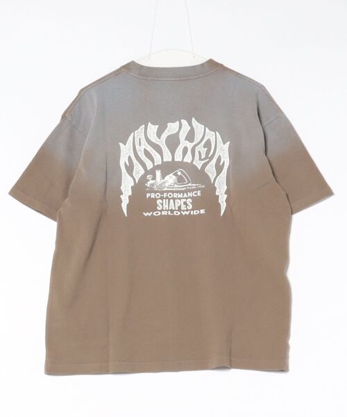 lost(ロスト)の「lost/ロスト MEYHEM SPRAY TEE Tシャツ LM6S-2104(Tシャツ/カットソー・メンズ・ブラック/ブラウン/ホワイト・XL/L/M)」の4枚目の写真