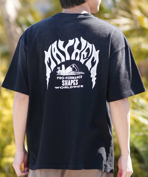 lost(ロスト)の「lost/ロスト MEYHEM SPRAY TEE Tシャツ LM6S-2104(Tシャツ/カットソー・メンズ・ブラック/ブラウン/ホワイト・XL/L/M)」の2枚目の写真