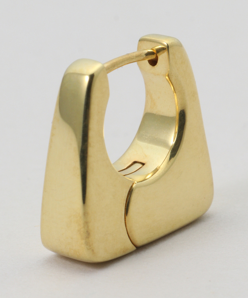 JOURNAL STANDARD（ジャーナルスタンダード）の「【VALENTINE /ヴァレンタイン】 Square Hoop Earrings（ピアス（両耳用）・レディース・ゴールド・FREE）」の5枚目の写真