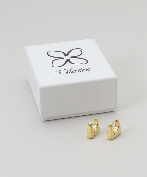 JOURNAL STANDARD（ジャーナルスタンダード）の「【VALENTINE /ヴァレンタイン】 Square Hoop Earrings（ピアス（両耳用）・レディース・ゴールド・FREE）」の6枚目の写真