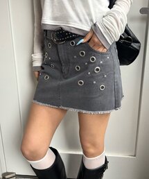 WHO'S WHO gallery | 硫化ツイルアイレットミニスカート(スカート)