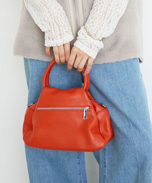 le.coeur blanc（ルクールブラン）の「MILLELA FIRENZEギャザーショルダーバッグ（ショルダーバッグ・レディース・ブラック・FREE）」の11枚目の写真