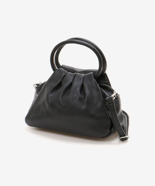 le.coeur blanc（ルクールブラン）の「MILLELA FIRENZEギャザーショルダーバッグ（ショルダーバッグ・レディース・ブラック・FREE）」の14枚目の写真