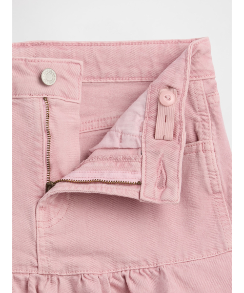 GAP(ギャップ)の「デニム ラッフルフリルスカート (キッズ)(スカート・キッズ・ピンク・160cm/155cm/150cm/140cm/130cm/120cm)」の5枚目の写真
