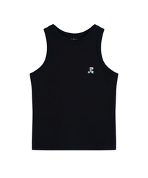 WAFFLE SLEEVELESS - NAVY