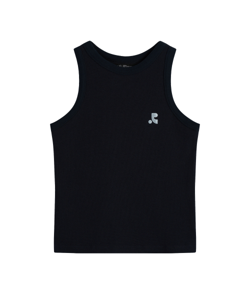 Rest&Recreation(レストアンドレクリエーション)の「WAFFLE SLEEVELESS - NAVY(Tシャツ/カットソー・レディース・その他・ONE)」の1枚目の写真