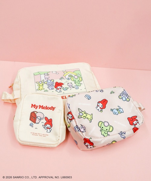 sanrio(サンリオ)の「サンリオキャラクターズ/トラベルポーチセット(トラベルグッズ・レディース・その他1/その他2・FREE)」の1枚目の写真
