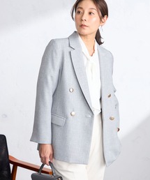 GALLORIA | 【洗濯機で洗える】ダブルブレストジャケット(その他アウター)