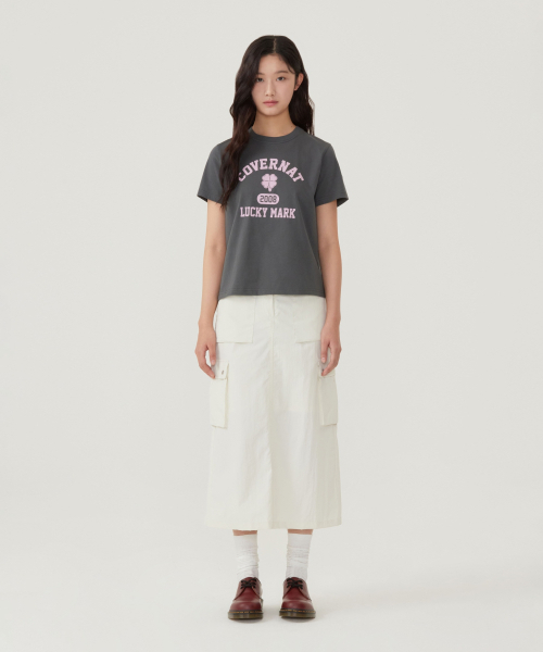 COVERNAT(カバーナット)の「ウーマンクローバーグラフィックTシャツブルー(Tシャツ/カットソー・レディース・その他・LARGE/WS/WM)」の9枚目の写真