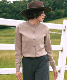 GLOWNOTE（グロウノート）の「コージーリーフカーディガン [モカ]（カーディガン/ボレロ）」