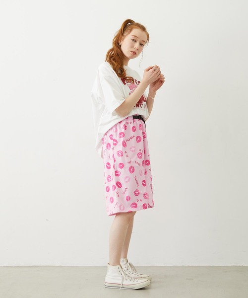 MILKFED.(ミルクフェド)の「CHERRY RIBBON WIDE S/S TEE(Tシャツ/カットソー・レディース・ブラック/ネイビー/ホワイト・M/L)」の10枚目の写真