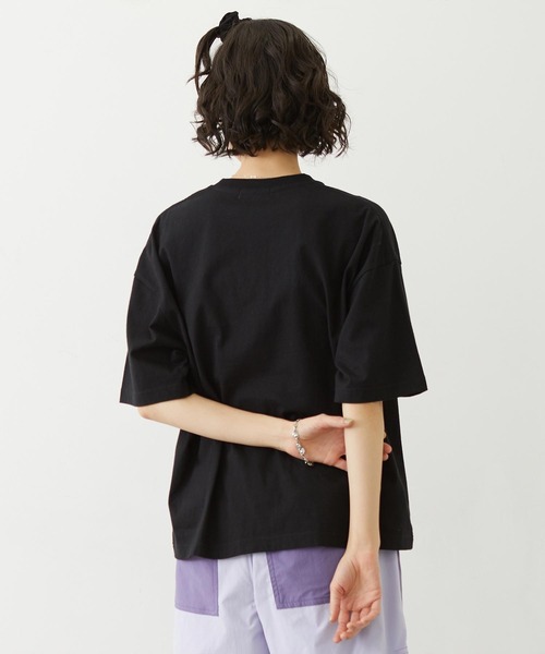 MILKFED.(ミルクフェド)の「CHERRY RIBBON WIDE S/S TEE(Tシャツ/カットソー・レディース・ブラック/ネイビー/ホワイト・M/L)」の12枚目の写真