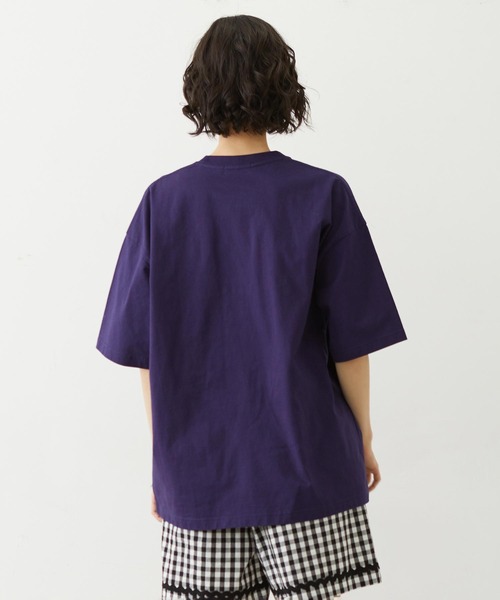 MILKFED.(ミルクフェド)の「CHERRY RIBBON WIDE S/S TEE(Tシャツ/カットソー・レディース・ブラック/ネイビー/ホワイト・M/L)」の18枚目の写真