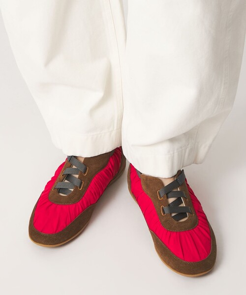 ODETTE E ODILE（オデットエオディール）の「ソフトギャザード スニーカー15↑（スニーカー・レディース・ブラック/レッド・35/36/37/38）」の19枚目の写真