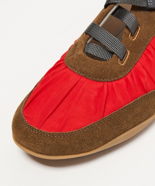 ODETTE E ODILE（オデットエオディール）の「ソフトギャザード スニーカー15↑（スニーカー・レディース・ブラック/レッド・35/36/37/38）」の13枚目の写真