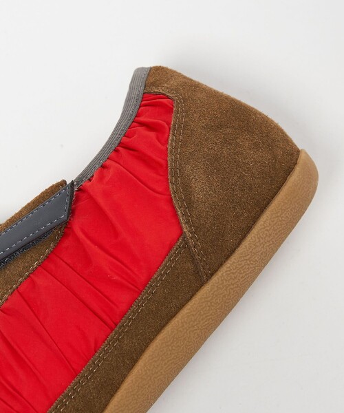 ODETTE E ODILE（オデットエオディール）の「ソフトギャザード スニーカー15↑（スニーカー・レディース・ブラック/レッド・35/36/37/38）」の14枚目の写真