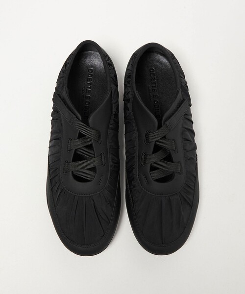 ODETTE E ODILE（オデットエオディール）の「ソフトギャザード スニーカー15↑（スニーカー・レディース・ブラック/レッド・35/36/37/38）」の15枚目の写真