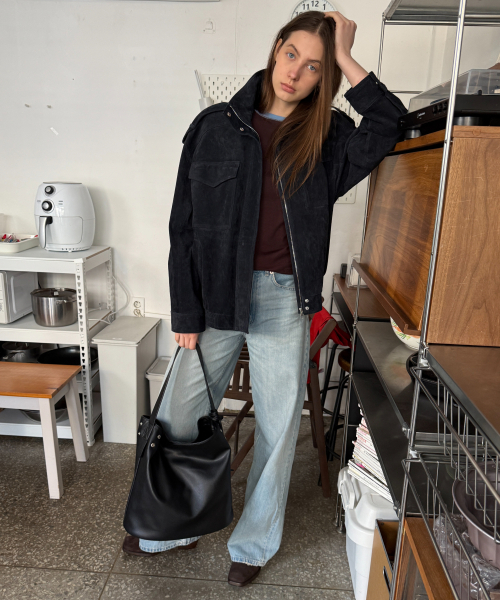 FIND KAPOOR（ファインドカプア）の「リバーシブルエナバッグ34 - 2カラー（ショルダーバッグ・レディース・オリーブ/ブラック・FREE）」の5枚目の写真