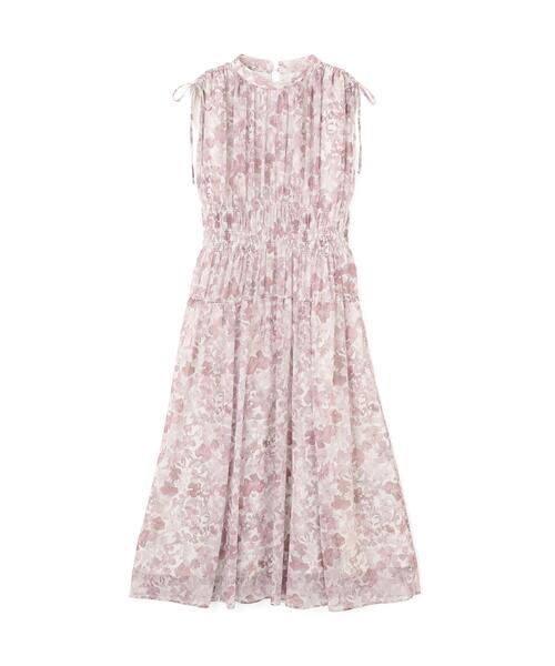 PROPORTION BODY DRESSING(プロポーションボディドレッシング)の「2WAYスリーブ花柄シャーリングワンピース / 1216140400(ワンピース・レディース・ブラック/ピンク/ブルー・SMALL/PSS/P/S/MEDIUM)」の13枚目の写真