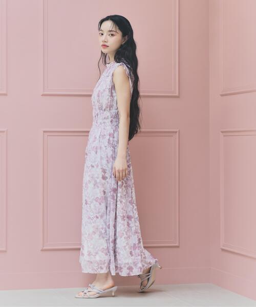 PROPORTION BODY DRESSING(プロポーションボディドレッシング)の「2WAYスリーブ花柄シャーリングワンピース / 1216140400(ワンピース・レディース・ブラック/ピンク/ブルー・SMALL/PSS/P/S/MEDIUM)」の15枚目の写真
